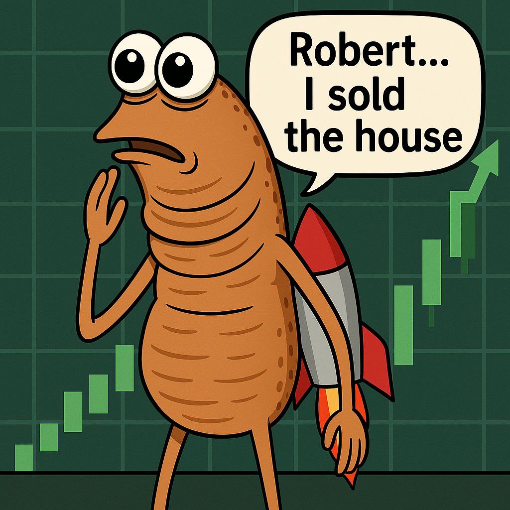 Marcus with rocket — Robert, I sold the house